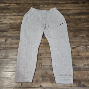 Nike dri-fit men's 2X sweatpants joggers gray 2293